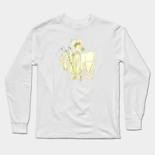 Oxeye Daisy Goddess Long Sleeve T-Shirt